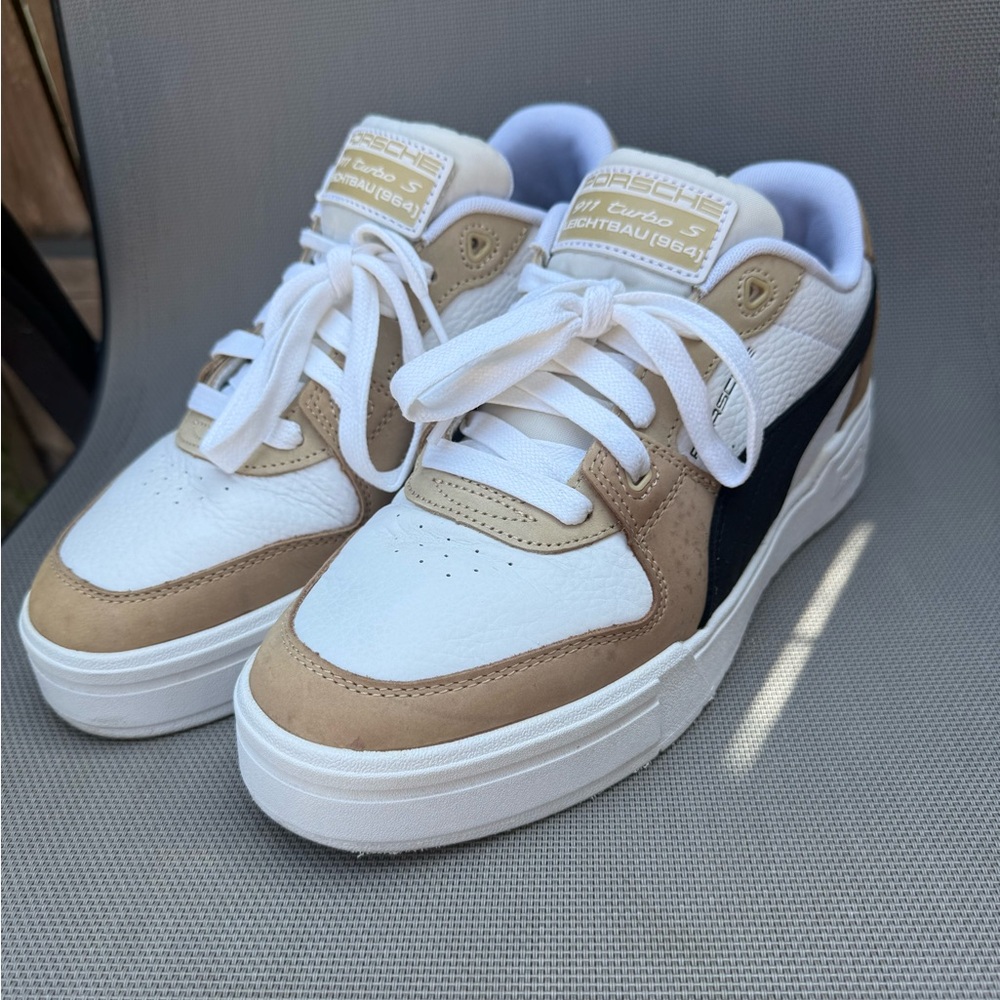 Puma legacy CA Pro x Porsche Leightbau (964) inspired sand dune shoe